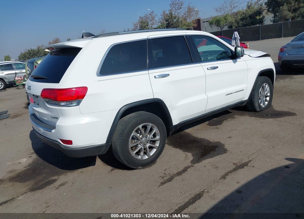 2016 JEEP GRAND CHEROKEE VIN: 1C4RJFBGXGC507045