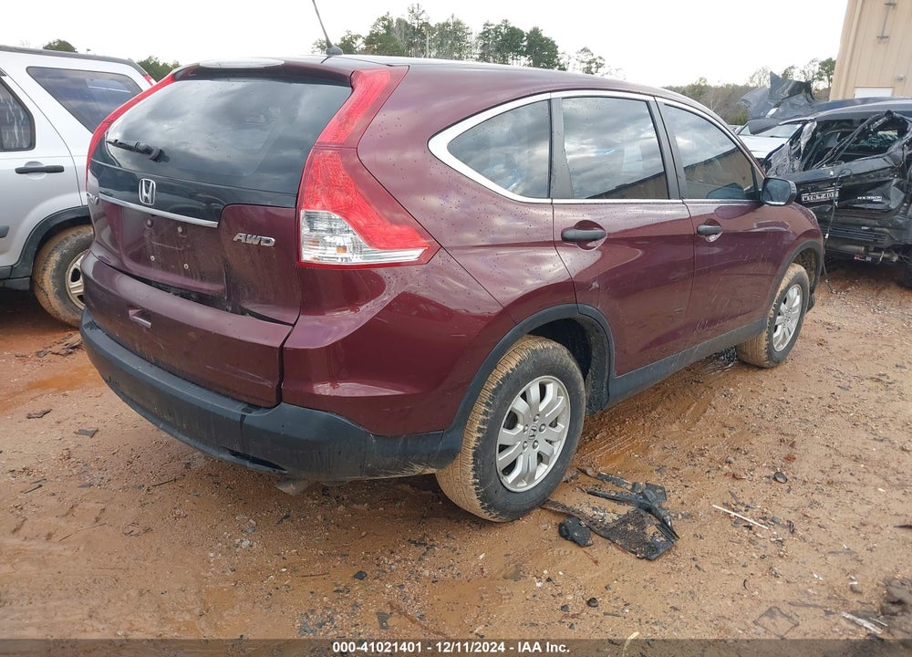 2012 HONDA CR-V LX VIN: 5J6RM4H33CL066444