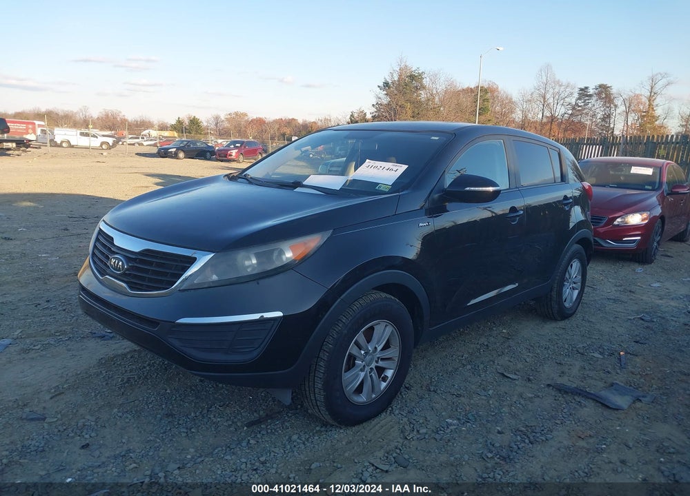 2011 KIA SPORTAGE LX VIN: KNDPBCA24B7048332