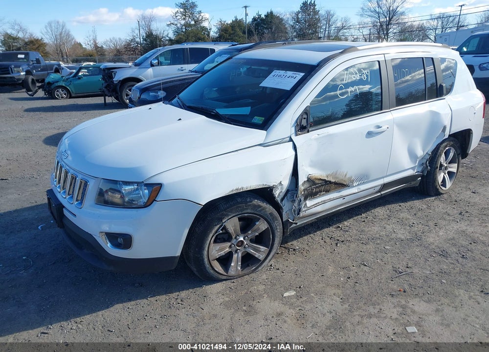 2017 JEEP COMPASS HIGH ALTITUDE 4X4 VIN: 1C4NJDEB8HD109833