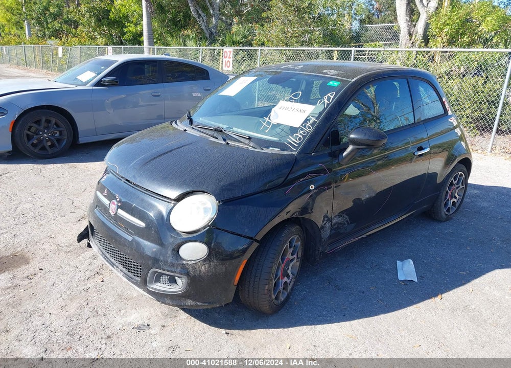 2015 FIAT 500 SPORT VIN: 3C3CFFBR2FT753880