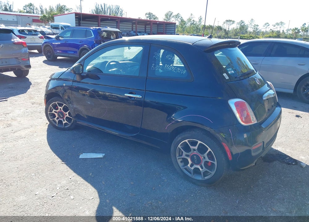 2015 FIAT 500 SPORT VIN: 3C3CFFBR2FT753880