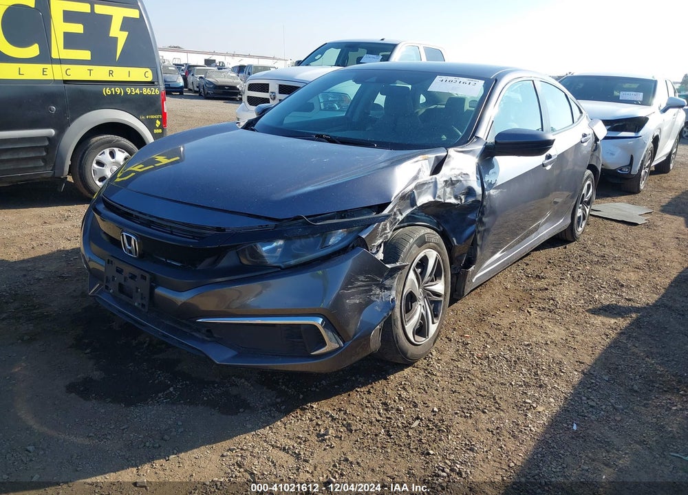 2020 HONDA CIVIC LX VIN: 19XFC2F64LE205762