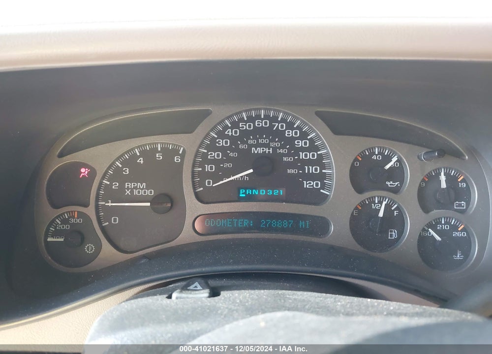 2003 CHEVROLET TAHOE Z71 VIN: 1GNEK13TX3R214156
