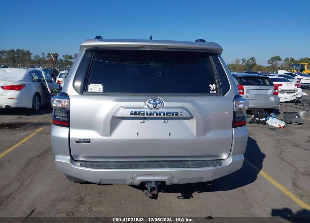 2021 TOYOTA 4RUNNER SR5 PREMIUM VIN: JTEFU5JR6M5235323