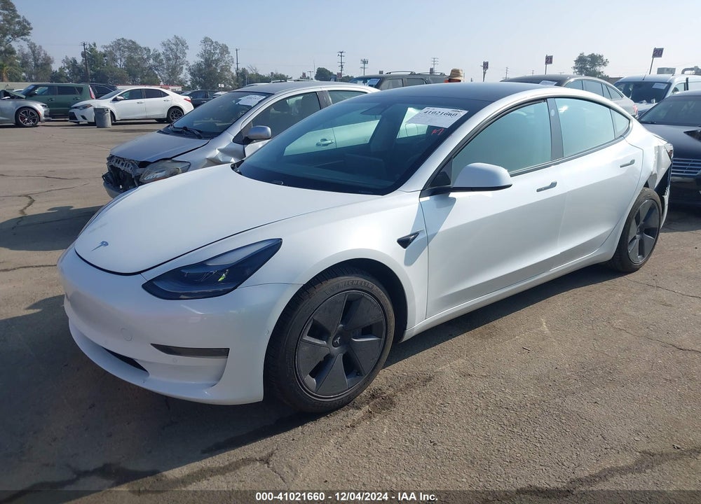 2021 TESLA MODEL 3 STANDARD RANGE PLUS REAR-WHEEL DRIVE VIN: 5YJ3E1EA0MF075357