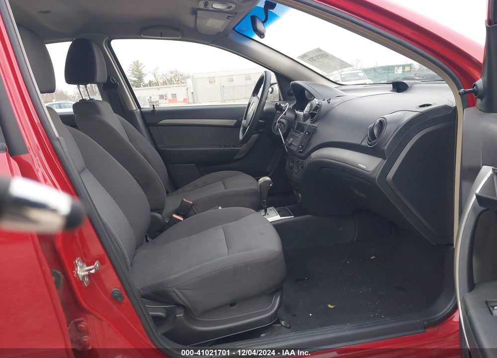 2009 CHEVROLET AVEO LT VIN: KL1TD56E69B657847