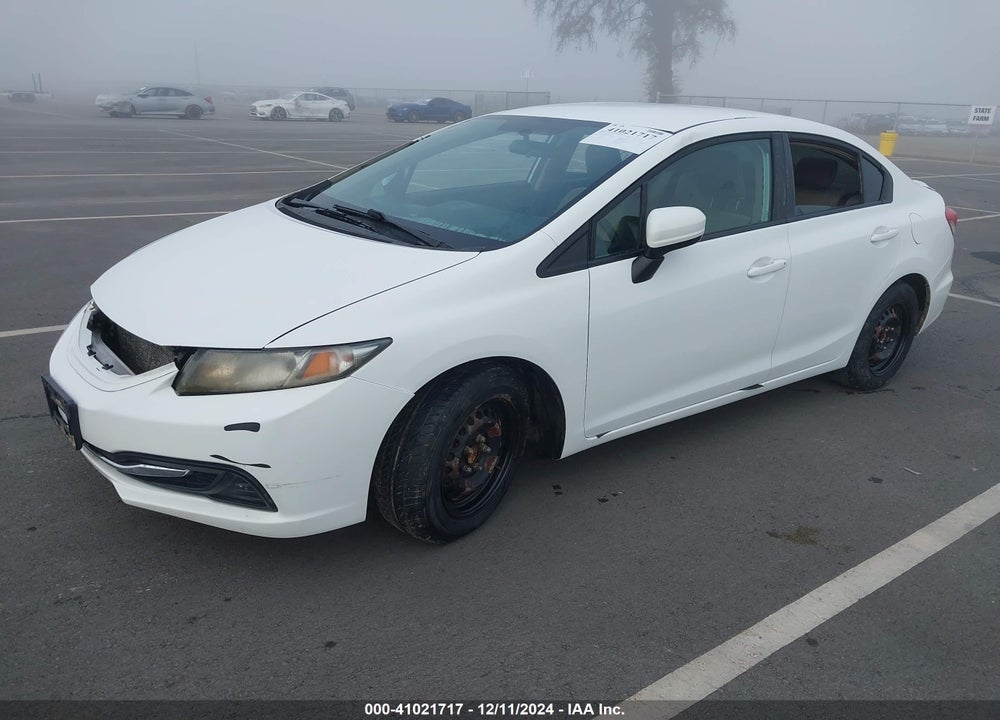 2014 HONDA CIVIC LX VIN: 19XFB2F59EE251181