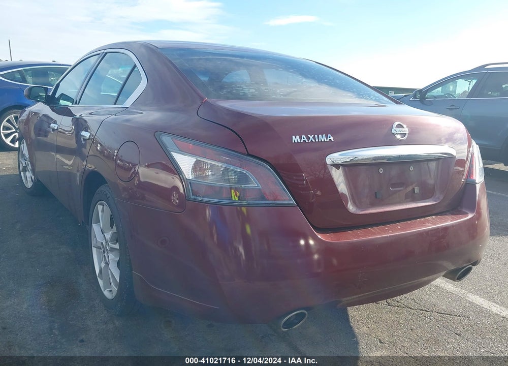 2013 NISSAN MAXIMA 3.5 S VIN: 1N4AA5AP8DC822002
