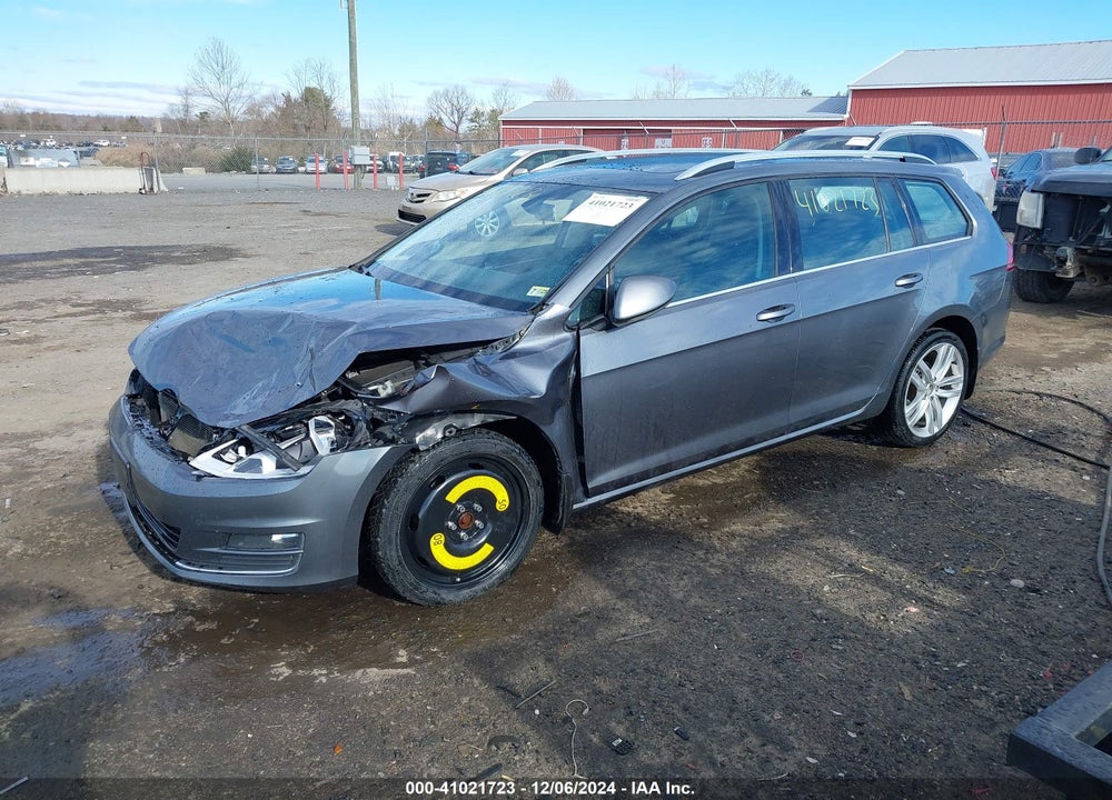 2015 VOLKSWAGEN GOLF SPORTWAGEN TDI SEL 4-DOOR VIN: 3VWCA7AU7FM506948