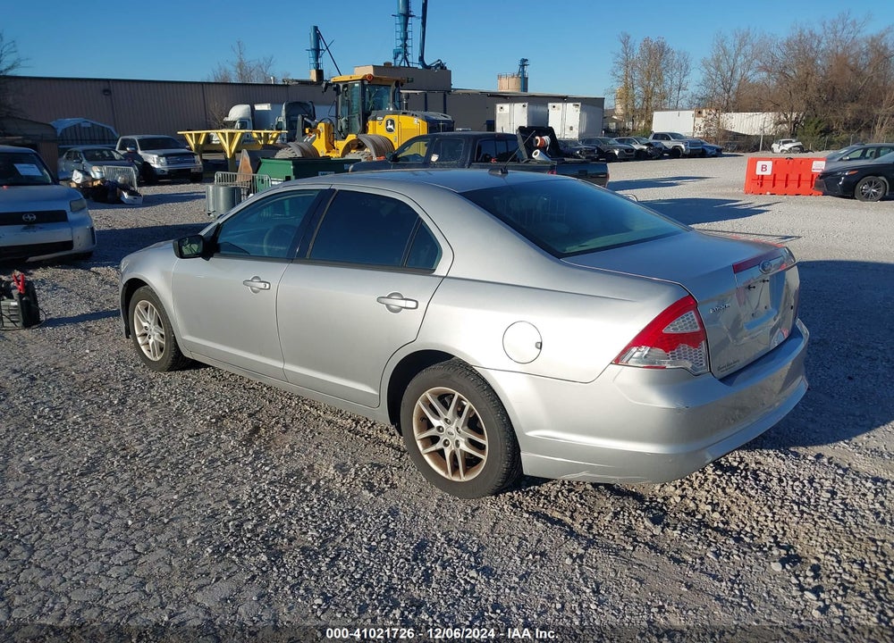 2011 FORD FUSION S VIN: 3FAHP0GA4BR309606