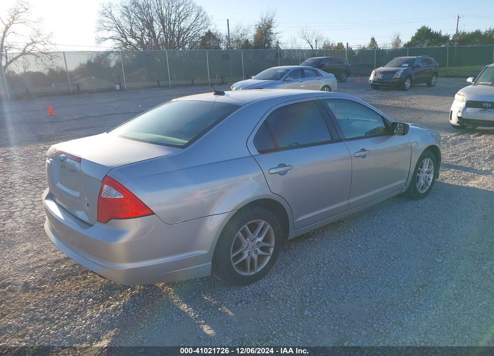 2011 FORD FUSION S VIN: 3FAHP0GA4BR309606