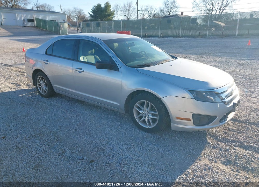 2011 FORD FUSION S VIN: 3FAHP0GA4BR309606