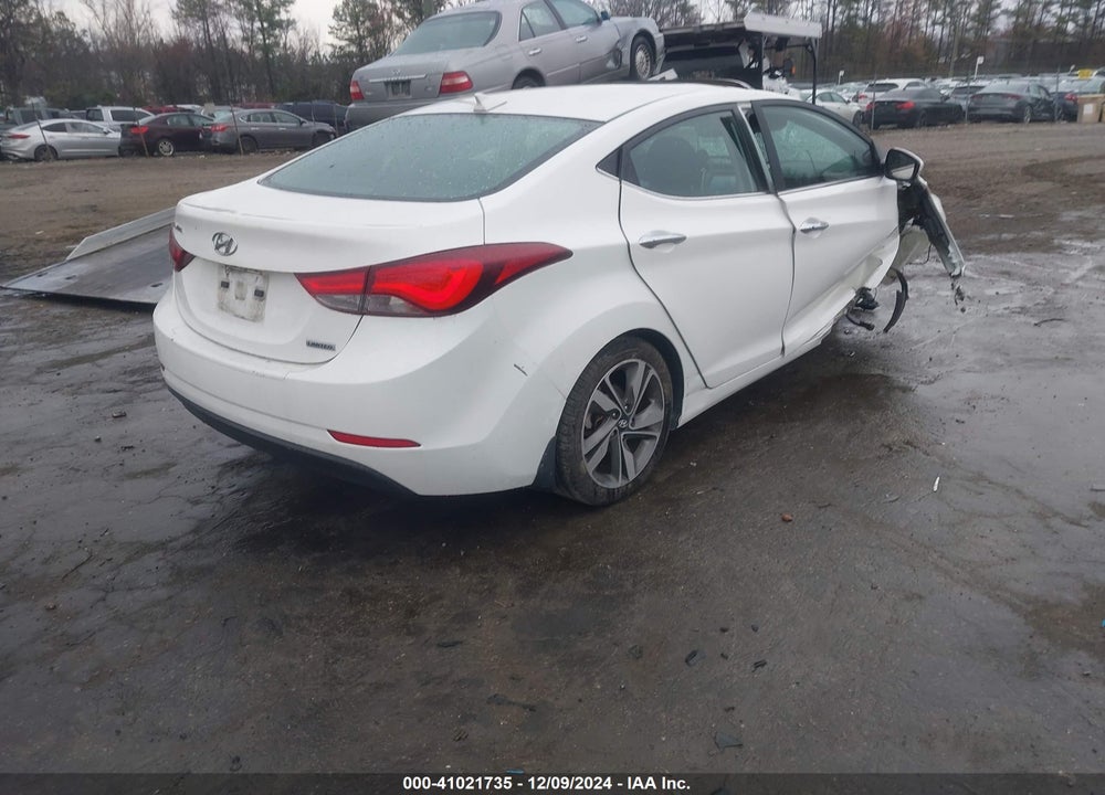 2014 HYUNDAI ELANTRA LIMITED VIN: 5NPDH4AE9EH515925