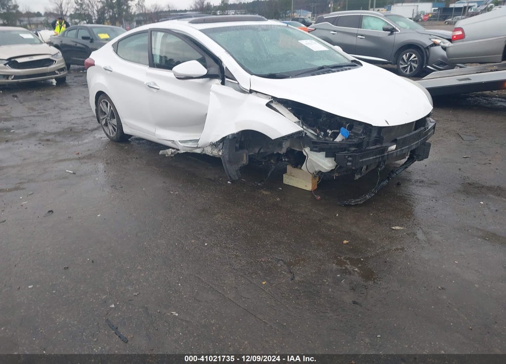 2014 HYUNDAI ELANTRA LIMITED VIN: 5NPDH4AE9EH515925