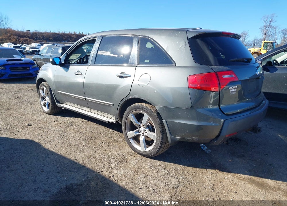2007 ACURA MDX TECHNOLOGY PACKAGE VIN: 2HNYD28467H511707