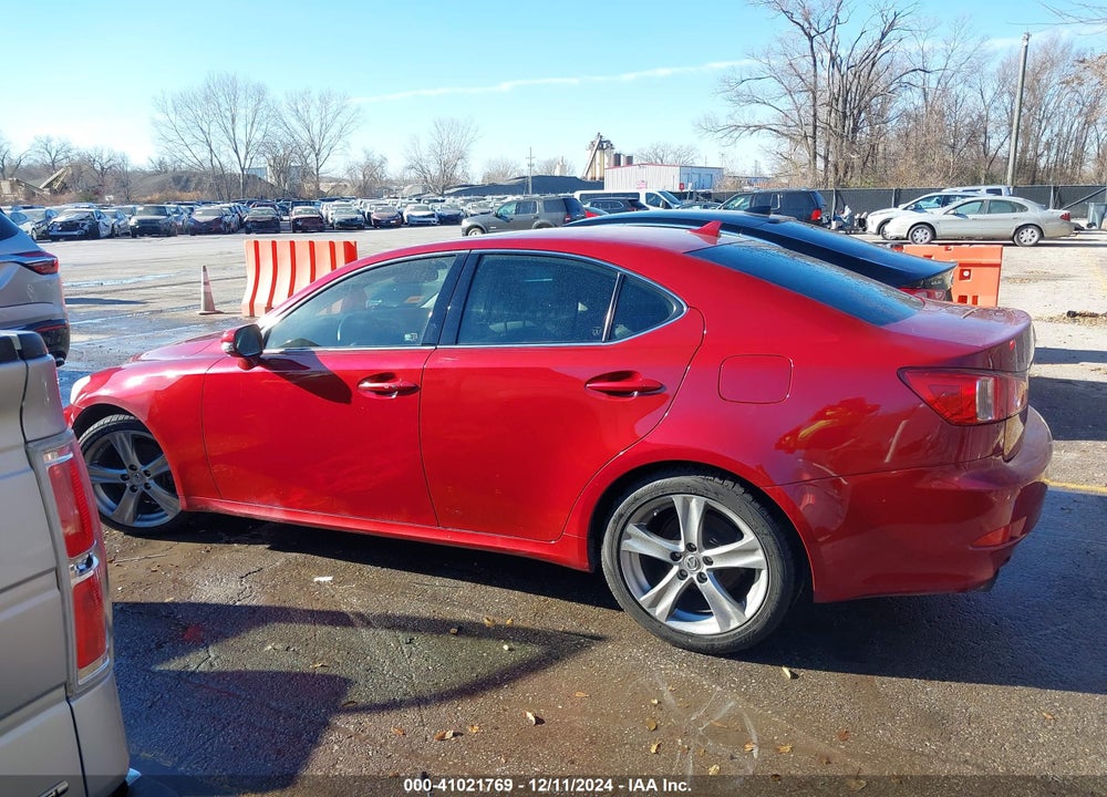 2012 LEXUS IS 250 VIN: JTHBF5C24C5163306