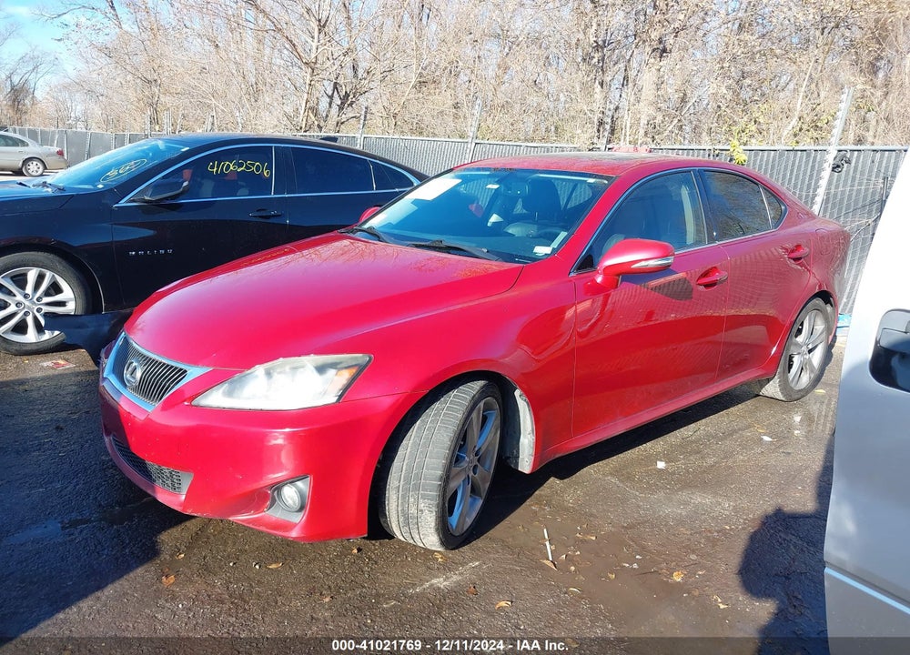 2012 LEXUS IS 250 VIN: JTHBF5C24C5163306