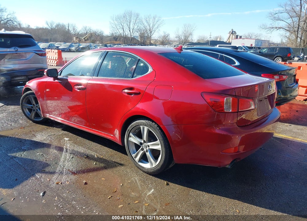 2012 LEXUS IS 250 VIN: JTHBF5C24C5163306