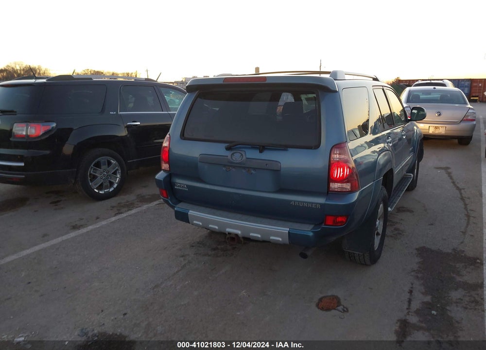 2003 TOYOTA 4RUNNER LIMITED V6 VIN: JTEBU17R530017500