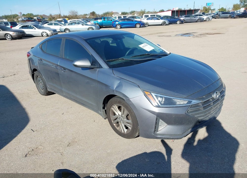 2019 HYUNDAI ELANTRA SEL VIN: KMHD84LF0KU878455