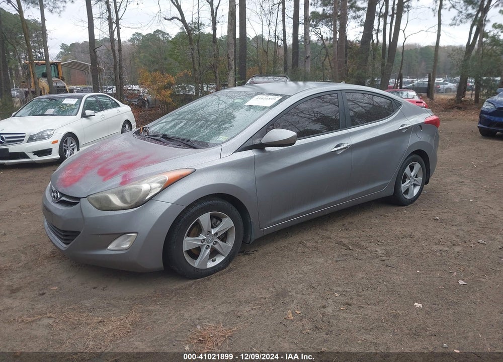 2012 HYUNDAI ELANTRA VIN: KMHDH4AE6CU403887