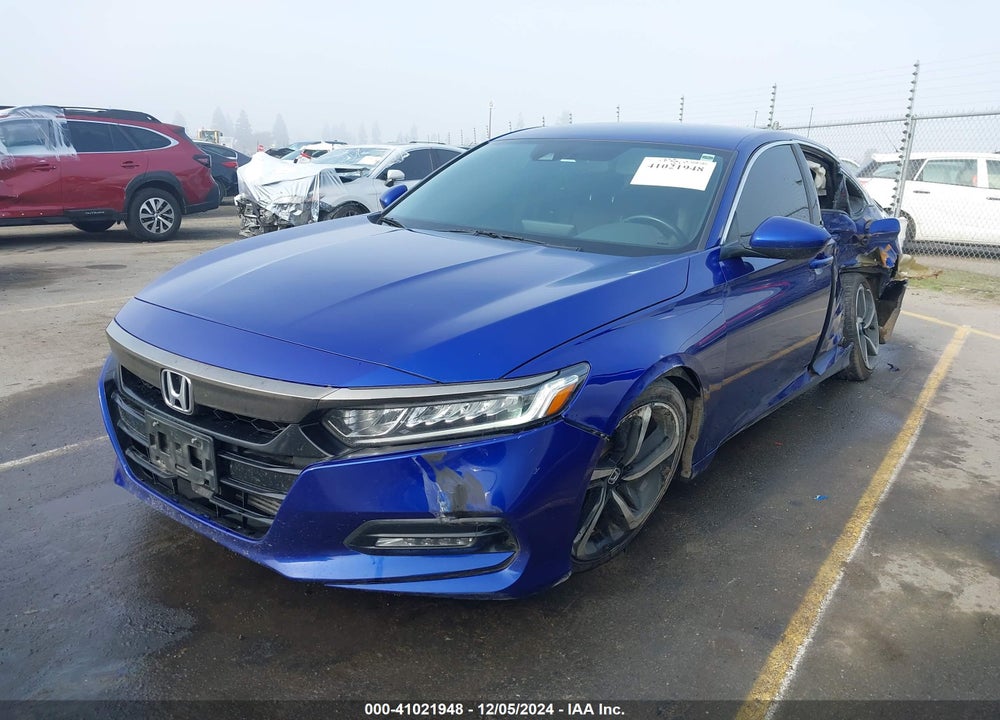 2018 HONDA ACCORD VIN: 1HGCV1F38JA074477