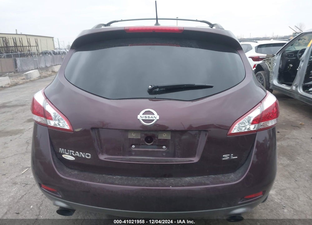 2013 NISSAN MURANO SL VIN: JN8AZ1MU5DW208329