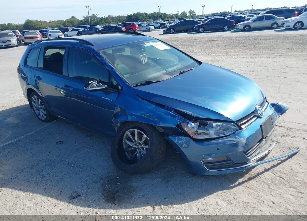 2015 VOLKSWAGEN GOLF SPORTWAGEN TSI SE 4-DOOR VIN: 3VWC17AU1FM505312