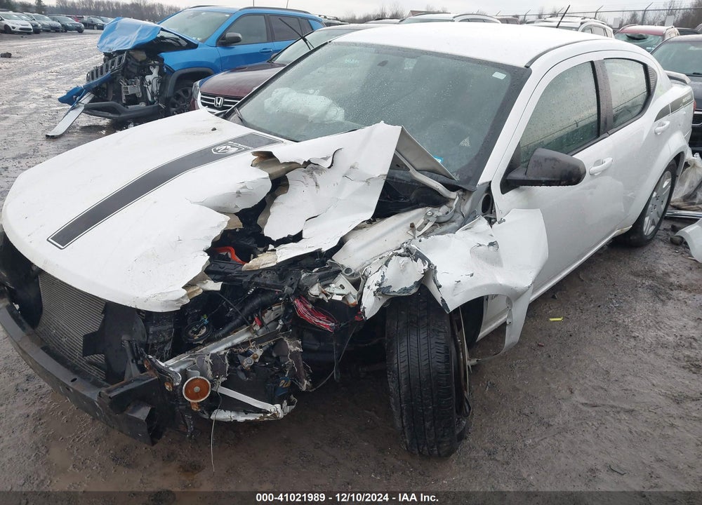 2012 DODGE AVENGER SE VIN: 1C3CDZAB3CN252794