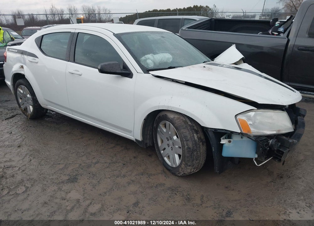 2012 DODGE AVENGER SE VIN: 1C3CDZAB3CN252794