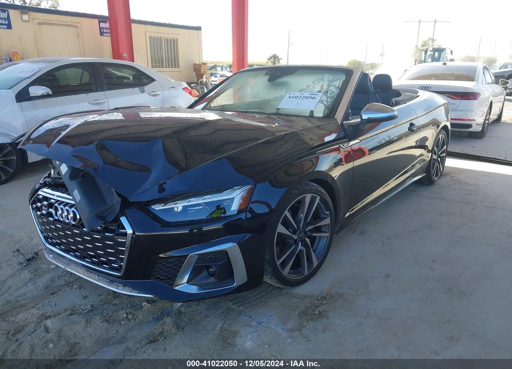 2022 AUDI S5 CABRIOLET PREMIUM TFSI QUATTRO TIPTRONIC VIN: WAU24GF57NN001548