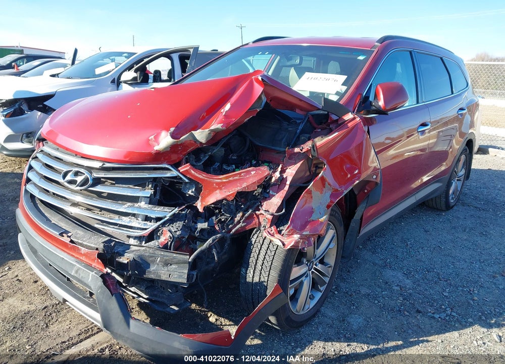 2015 HYUNDAI SANTA FE GLS VIN: KM8SN4HF4FU091099