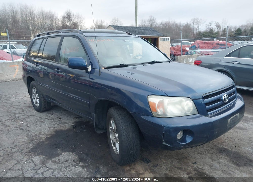 2006 TOYOTA HIGHLANDER V6 VIN: JTEEP21A460156552