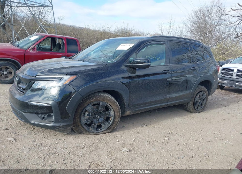 2022 HONDA PILOT AWD TRAILSPORT VIN: 5FNYF6H81NB098138