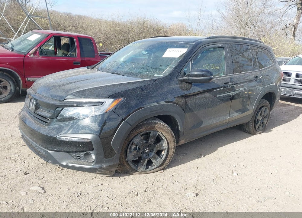 2022 HONDA PILOT AWD TRAILSPORT VIN: 5FNYF6H81NB098138