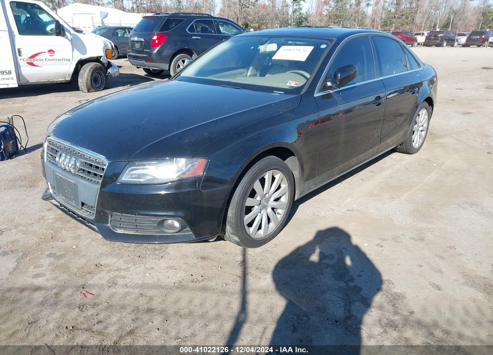 2012 AUDI A4 2.0T PREMIUM VIN: WAUBFAFL0CA093533