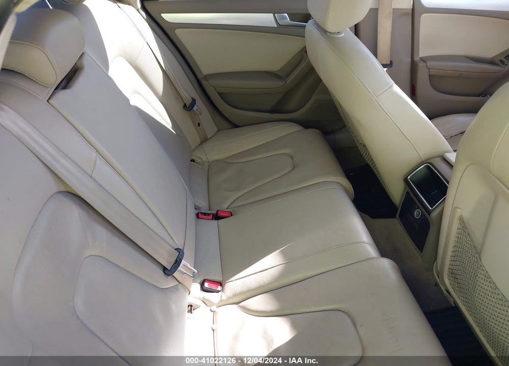 2012 AUDI A4 2.0T PREMIUM VIN: WAUBFAFL0CA093533