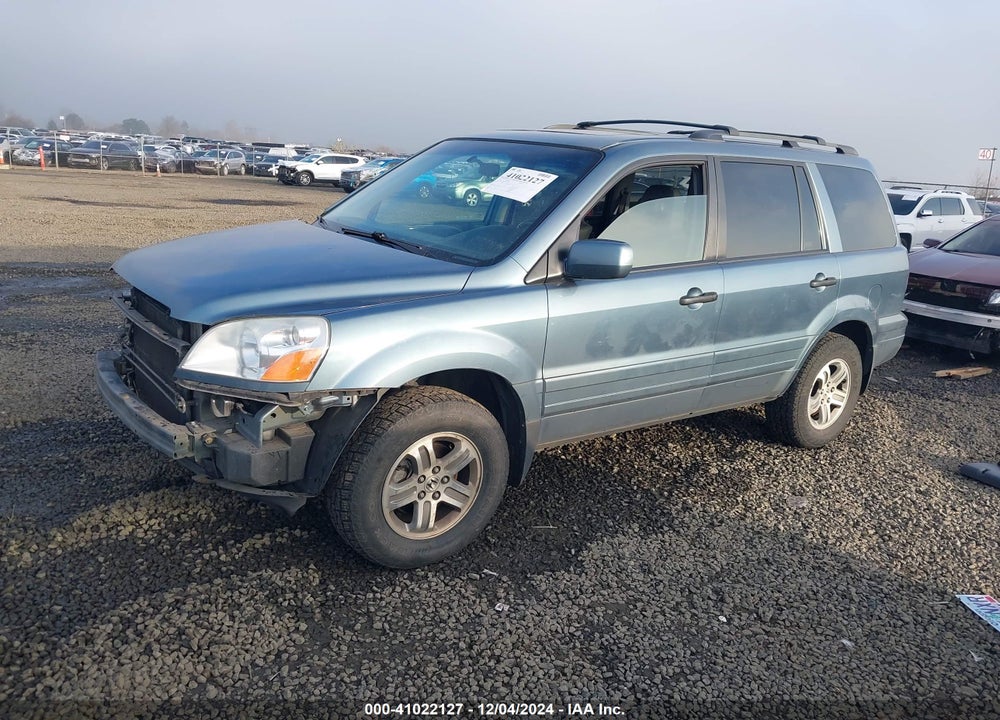 2005 HONDA PILOT EX-L VIN: 2HKYF18575H531293