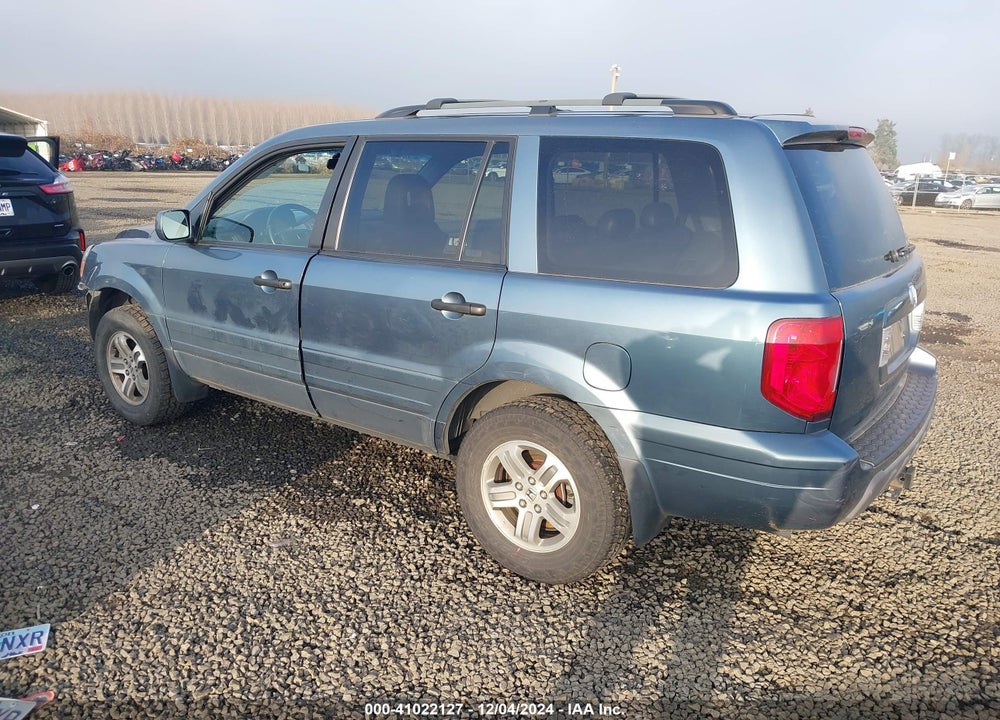 2005 HONDA PILOT EX-L VIN: 2HKYF18575H531293
