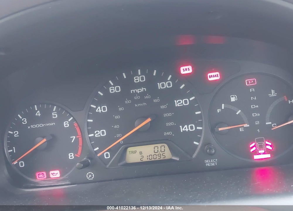2001 HONDA ACCORD 2.3 EX VIN: JHMCG66871C016218