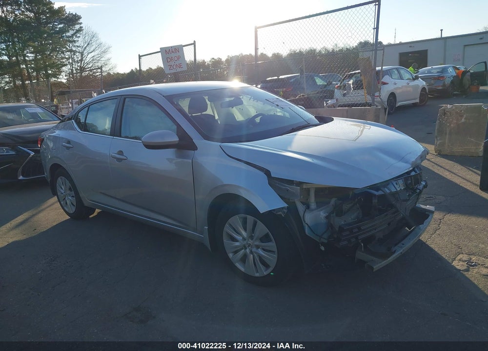 2022 NISSAN SENTRA S XTRONIC CVT VIN: 3N1AB8BV5NY229585