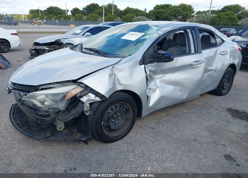 2016 TOYOTA COROLLA LE VIN: 2T1BURHE2GC706159