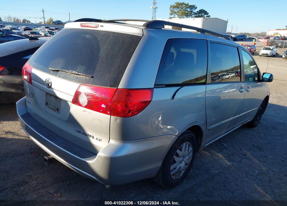 2010 TOYOTA SIENNA LE VIN: 5TDKK4CC9AS297610