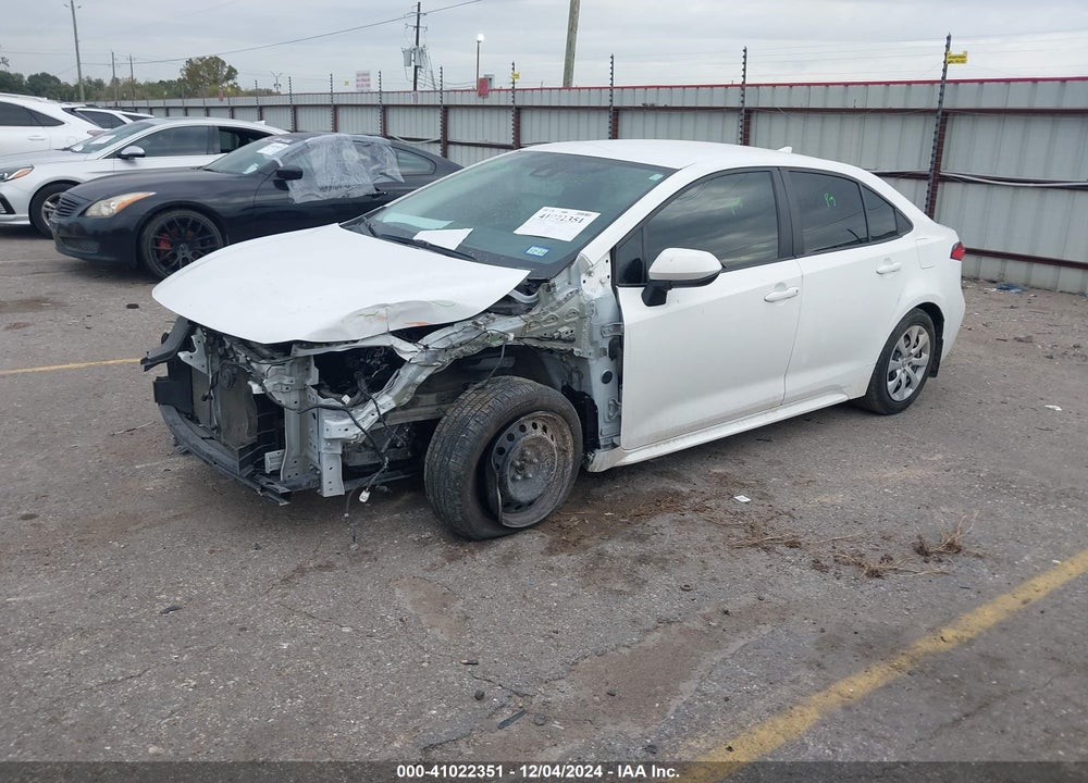 2022 TOYOTA COROLLA VIN: 5YFEPMAEXNP291803