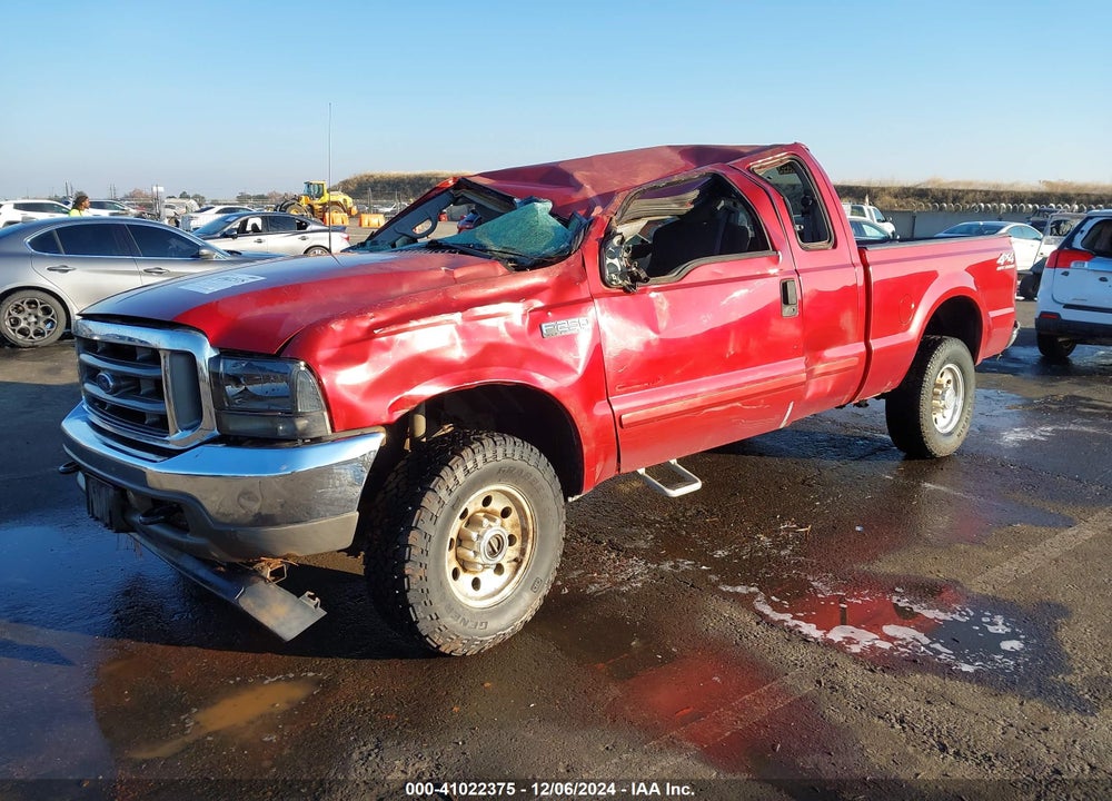 2002 FORD F-250 VIN: 1FTNX21FX2ED19444