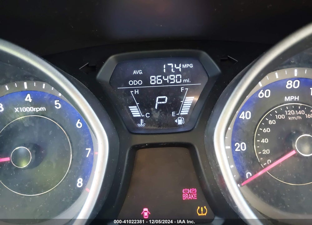 2013 HYUNDAI ELANTRA GLS VIN: KMHDH4AE6DU538482