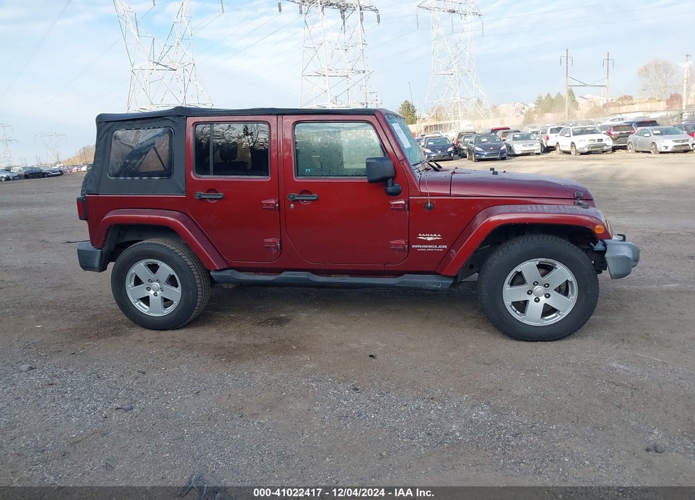 2008 JEEP WRANGLER UNLIMITED SAHARA VIN: 1J4GA59168L512385
