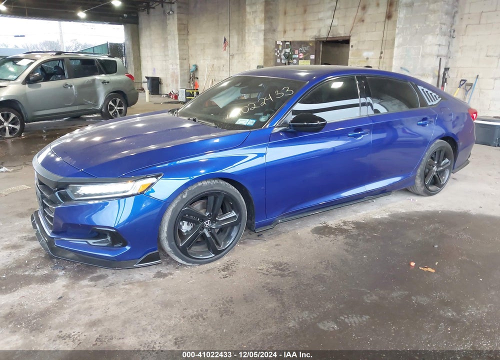 2022 HONDA ACCORD SPORT 2.0T VIN: 1HGCV2F30NA005438