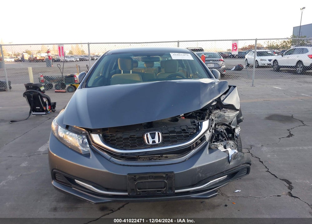 2013 HONDA CIVIC LX VIN: 19XFB2F54DE261132